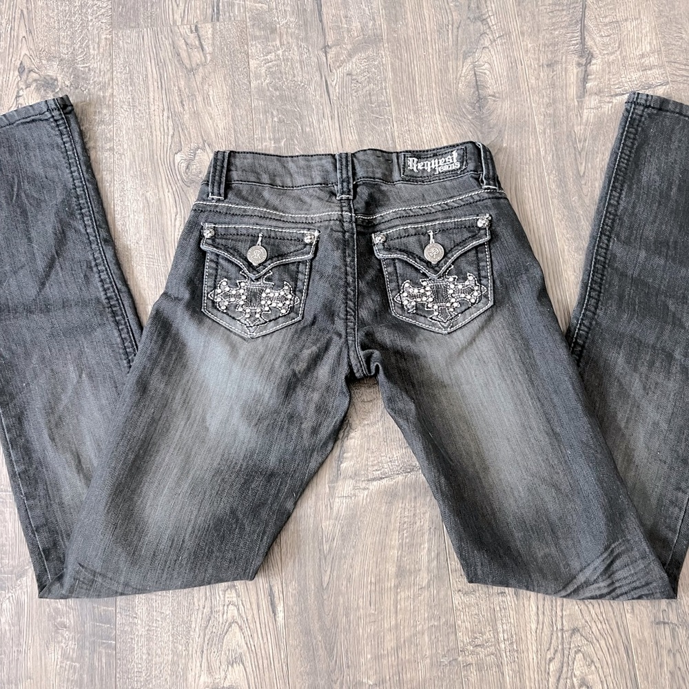 Womens Request jeans. Size 24, 32 inseam, skinny jean